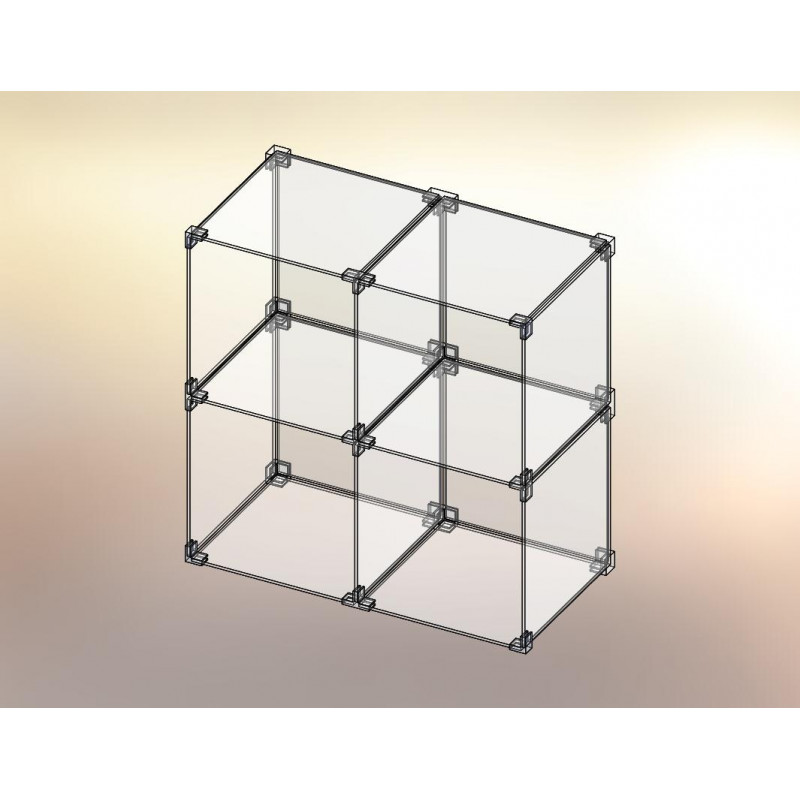 Cubo in Plexiglas® 2x2