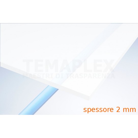 Plexiglas® bianco opalino 2 mm